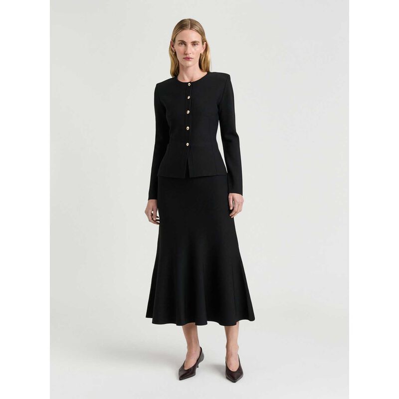 Veronika Maine Milano Round Neck Jacket image number 3